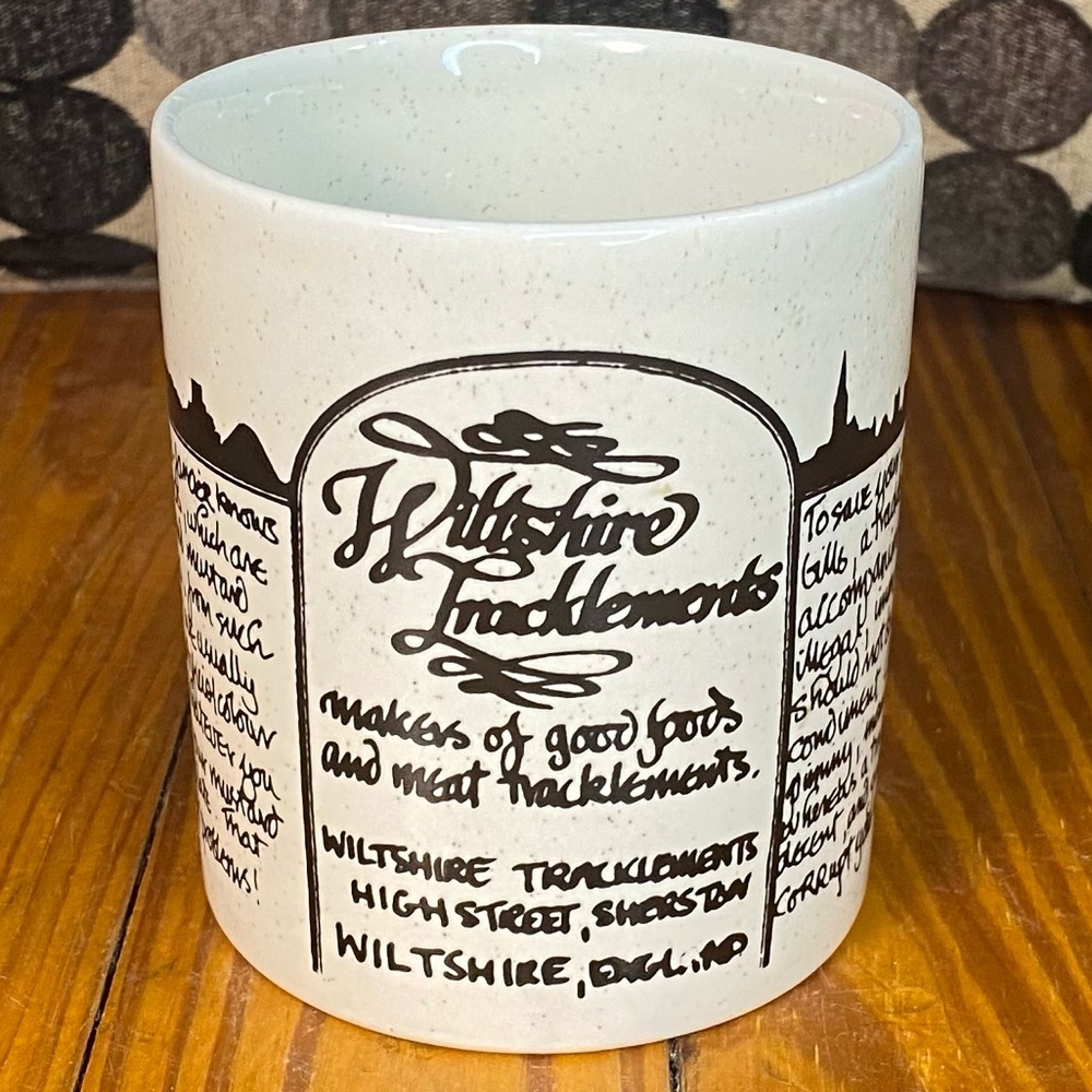 Kiln Craft Stafford England Wiltshire Tracklements Mug